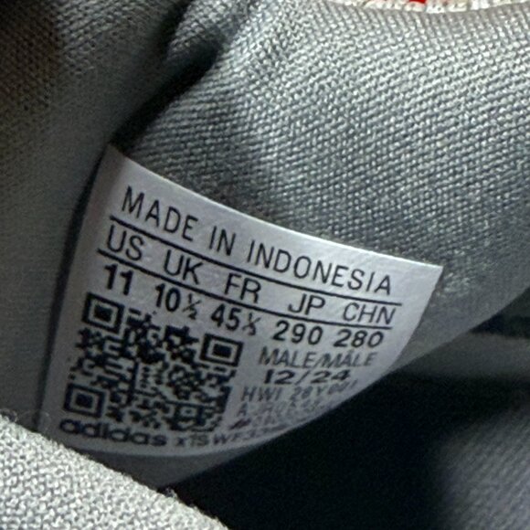 Adidas Men's Lite Racer Adapt 7.0 Gray/Red/White Sz 11 Cloudfoam Sneakers NWT - Picture 9 of 14